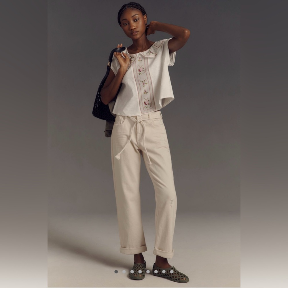 Anthropologie Pilcro Baggy Boyfriend High-Rise Relaxed Jeans